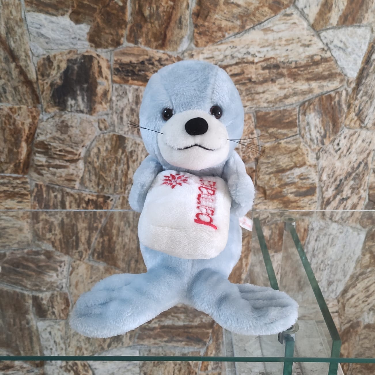 Foca da coleção Mamíferos de Pelúcia da Parmalat, criada em 1997.